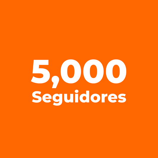 5,000 Seguidores